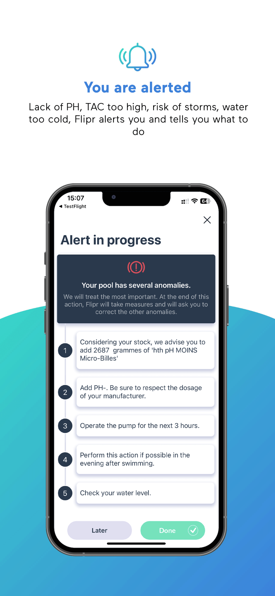 Flipr alerts